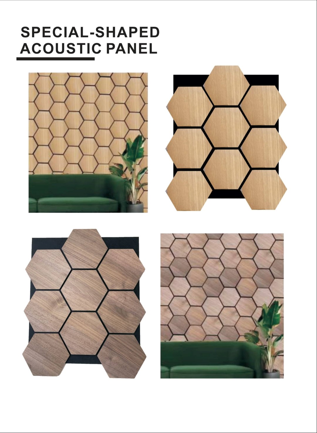special-shaped acoustic paneling