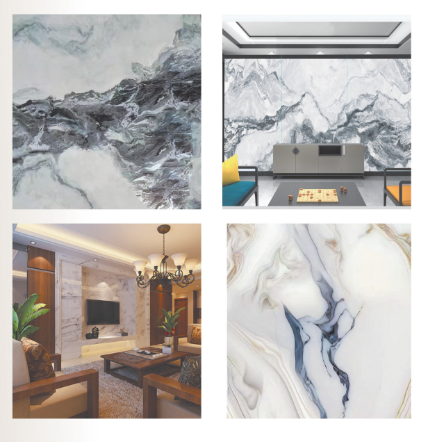 Old Mike Decor PVC Panel - Marble Installation Effect 3