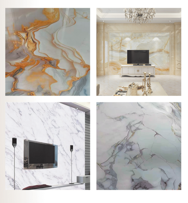 Old Mike Decor PVC Panel - Marble Installation Effect 4