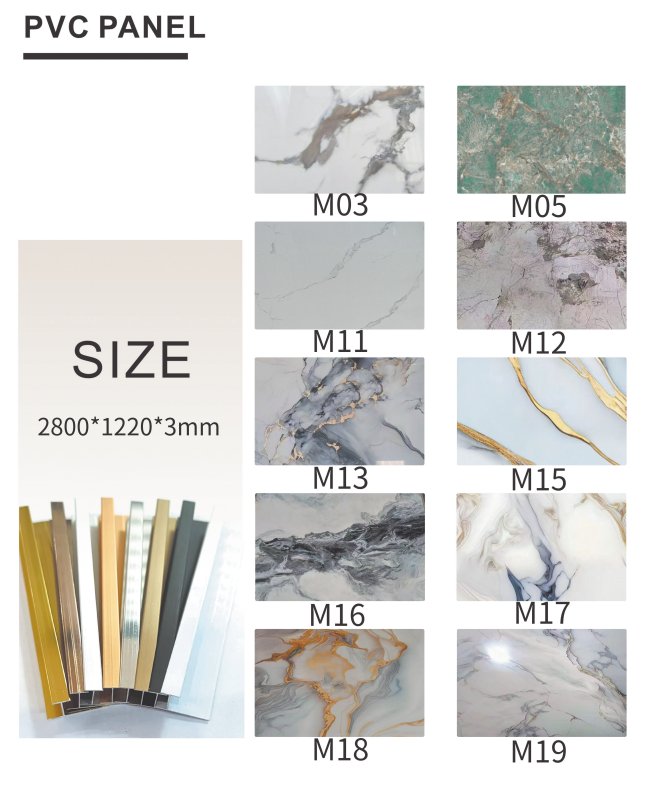 Old Mike Decor PVC Panel - Marble