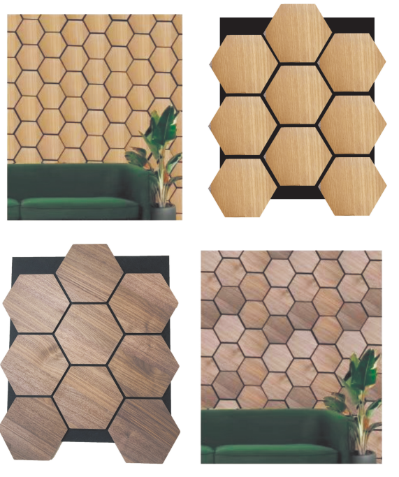 Old Mike Decor - Special-Shaped Acoustic Panel S08 S09 Installation Effect